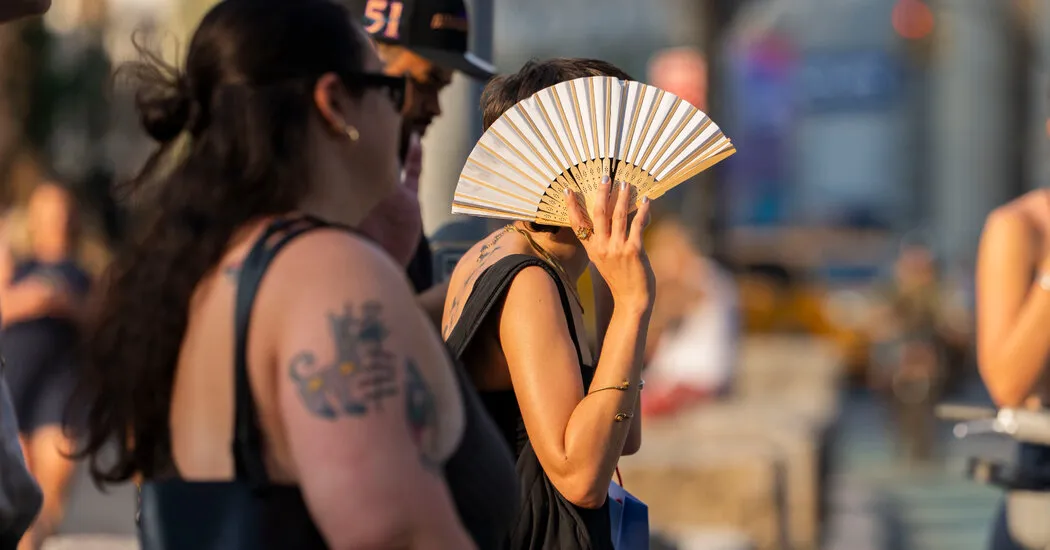 The scorching heat is expected to continue throughout the weekend